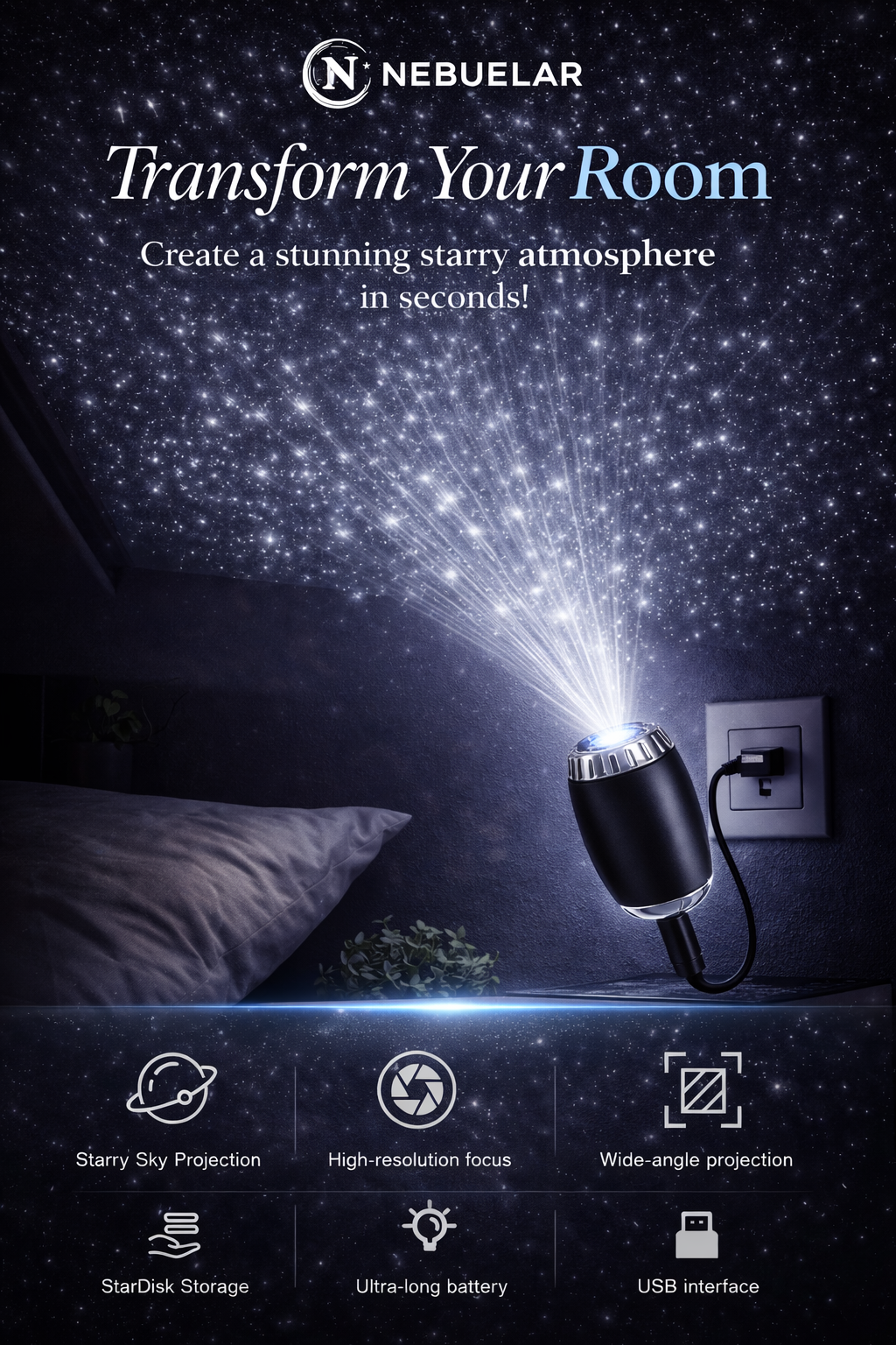 Nebuelar Star Projector